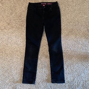 Black super skinny jeans size 10